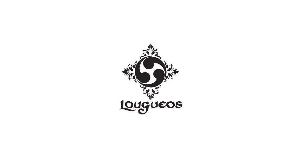 Logo de Lougueos con trisquel celta, tribu astur de la recreación histórica de Astures y Romanos de Astorga
