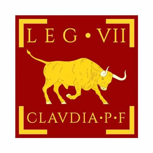 Logo asociación vinculada a Astures y Romanos - LEGIO VII CLAUDIA PIA FIDELIS
